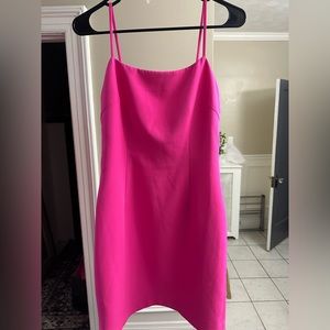 MILLY Cady Mini Slip Dress Barbie Pink Size 4